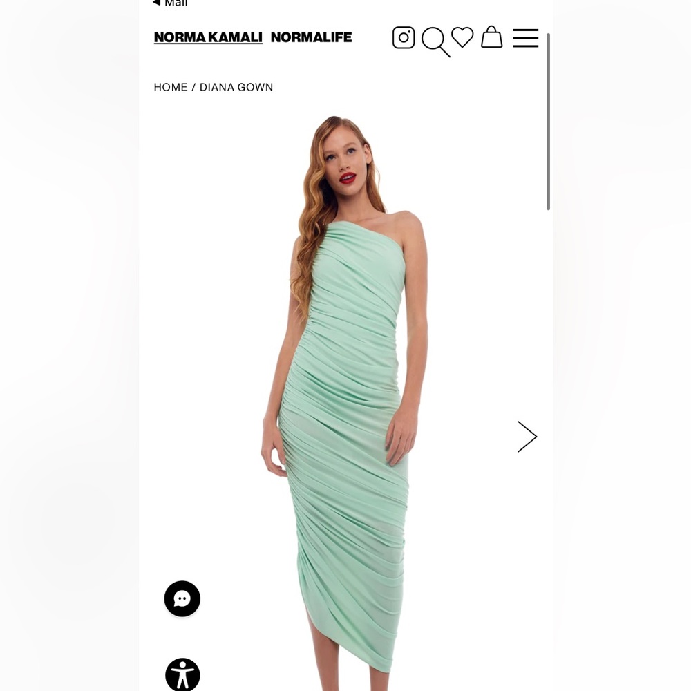 Norma Kamali Diana Gown